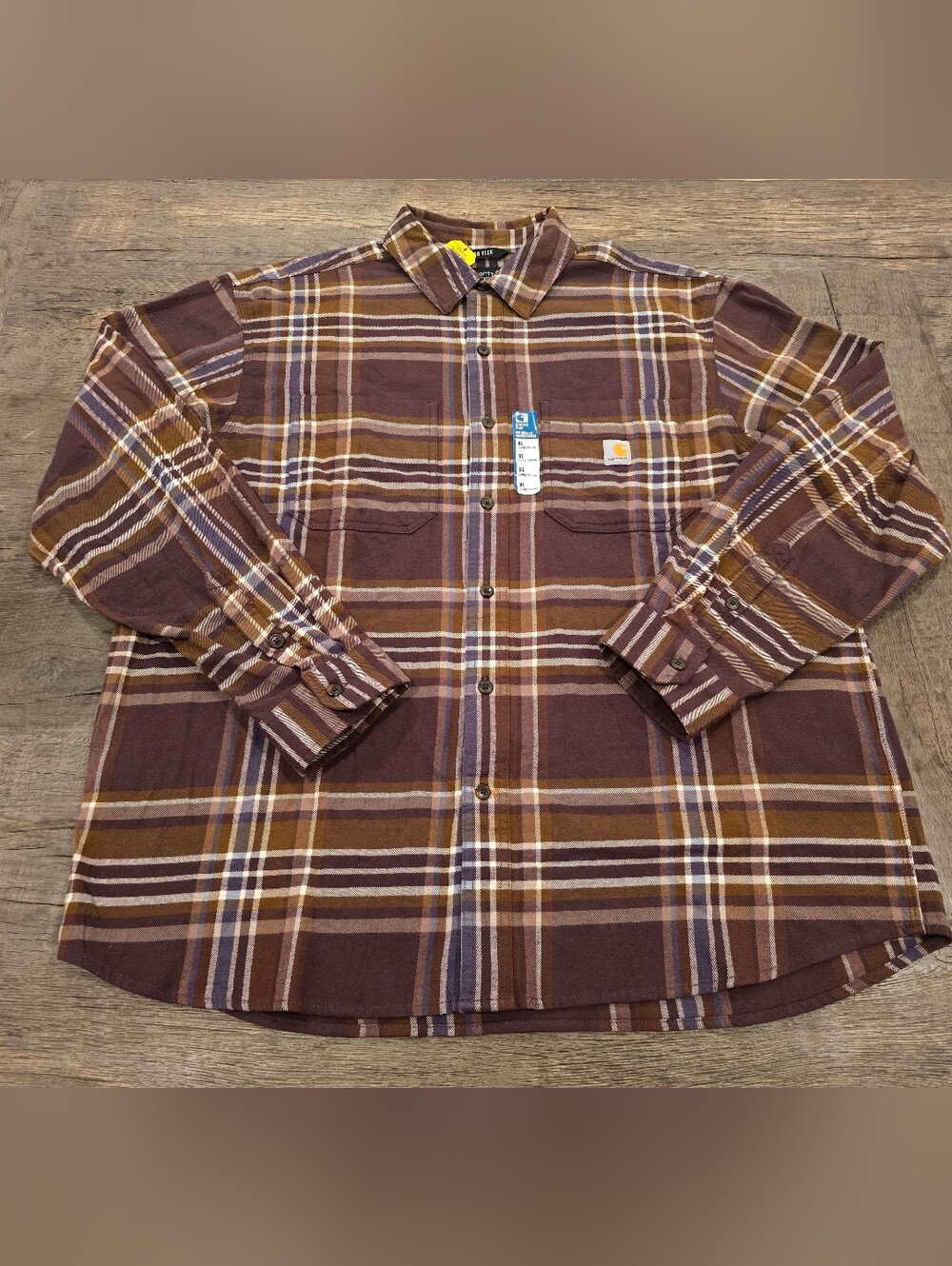 CARHARTT RUGGED FLEX FLANNEL MENS
